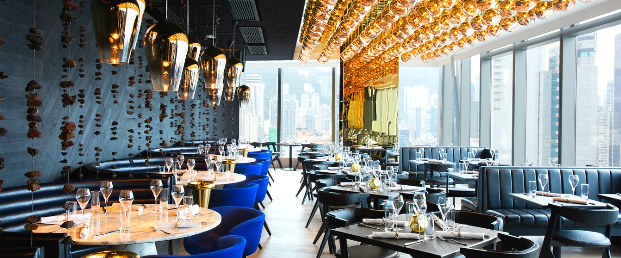 Tom Dixon's Luxurious Alto Restaurant in Hong Kong