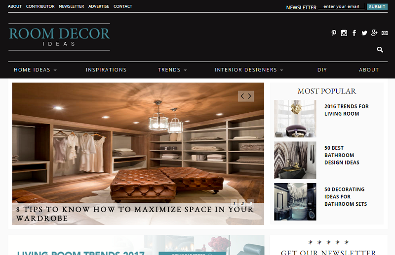 Top 100 Best Interior Design Blogs of 2016 by coveted magazine - Covet ...