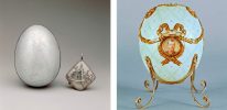The Iconic Designs of the Renowned Imperial Easter Eggs by Fabergé. To see more news about luxury brands, subscribe our newsletter right now! #imperialeastereggs #faberge #finejewellery #fabergeeggpendants #fabergecharms #luxurybrands #luxuryjewellery #jewellerycollections #eastereggs