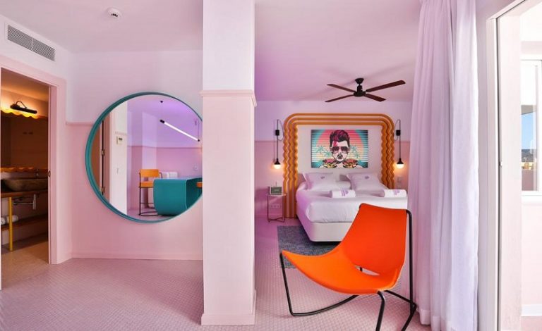 A Colorful Interior Design At Paradiso Ibiza Art Hotel Ibiza, Spain ...