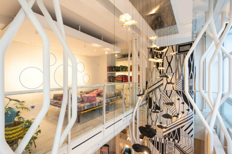 Moroso's Showroom Exhibits Furniture and Textiles by Bethan Laura Wood ...