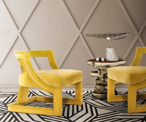 Mellow yellow chair from Brabbu