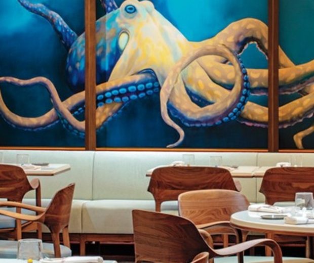 Let's check into the Restaurant Voyages at Morpheus Hotel