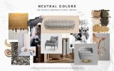 Neutrals Trend Color Scheme Moodboard Collection 1