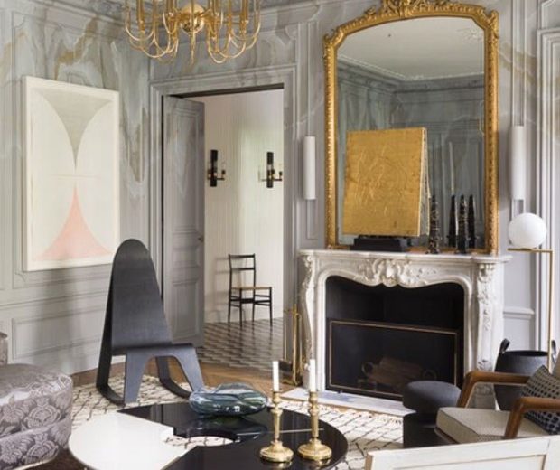 Jean-Louis Deniot made Antique and Modern meet in this project