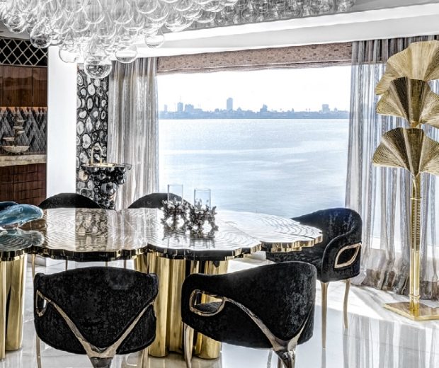 Luxury Dining Room Design Inspired by ZZ Architects