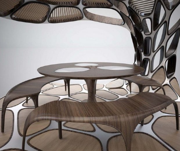 distance African Unsafe Breathtaking Dining Tables by Zaha Hadid