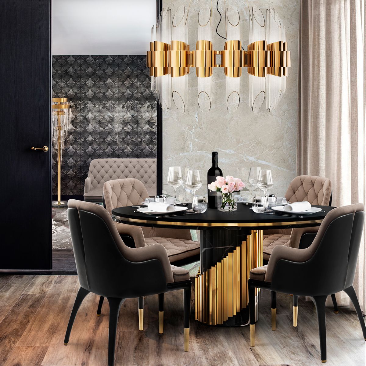 Take a Walk On The Dark Side: Black Interior Design Ideas - Covet Edition