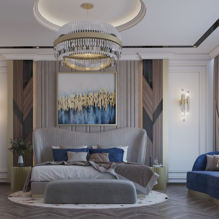 A MODERN CLASSIC MASTER BEDROOM WITH A CONTEMPORARY TOUCH