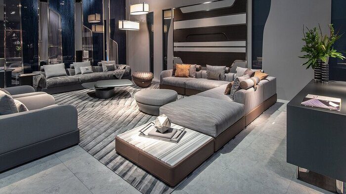 Luxury Design Brands Presenting Modular Sofas at Salone del Mobile