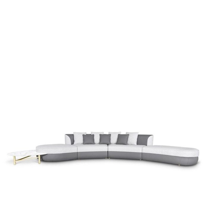 modern leather sofa