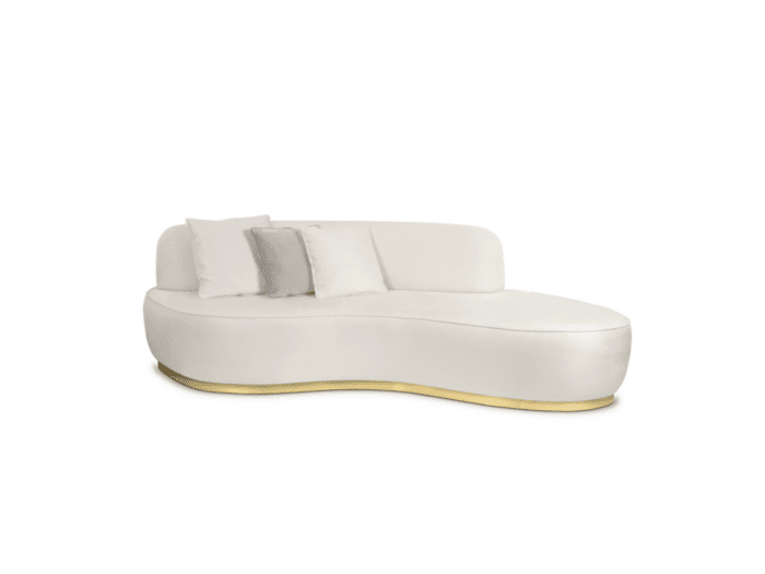 sophisticated white sofa