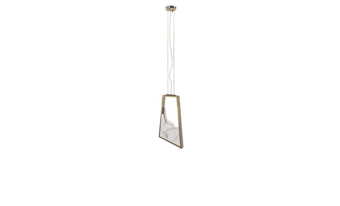 marble and golden pendant