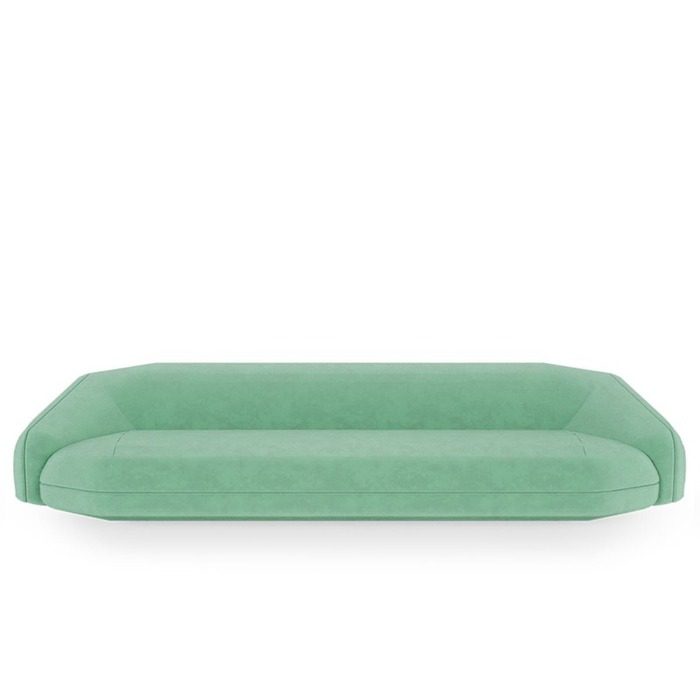 geometric modern sofa