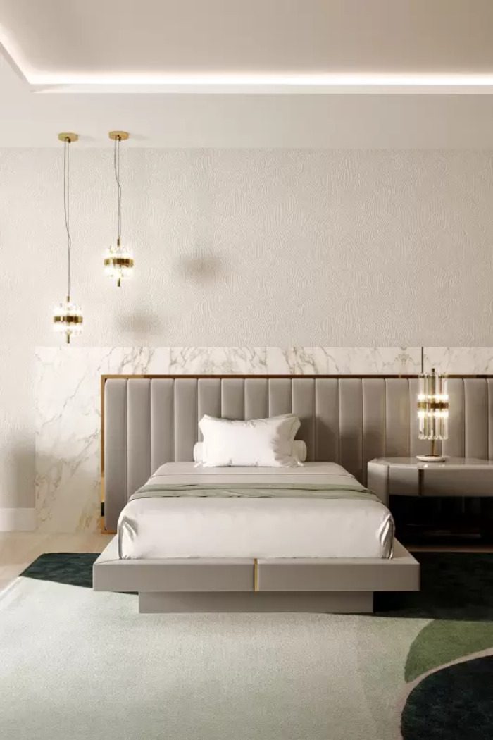 neutral contemporary bedroom