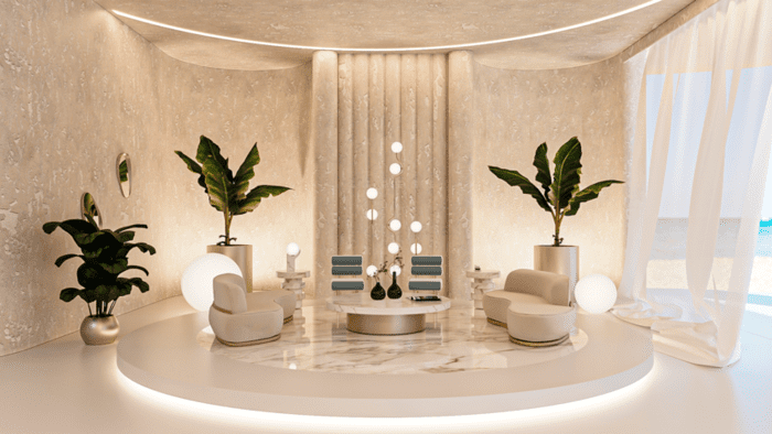 Hotel Lobby In Sicily With Maelina Ortié