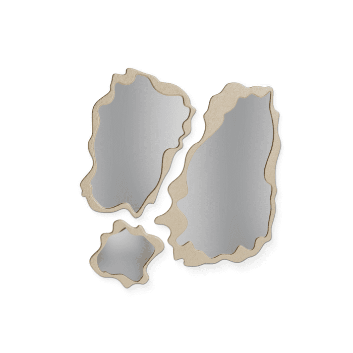 organic shaped mirror