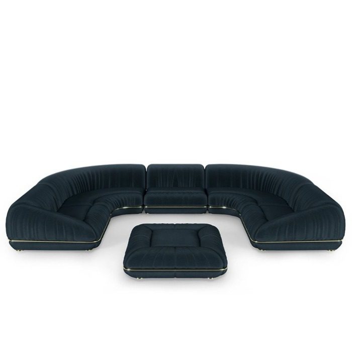 low modular sofa