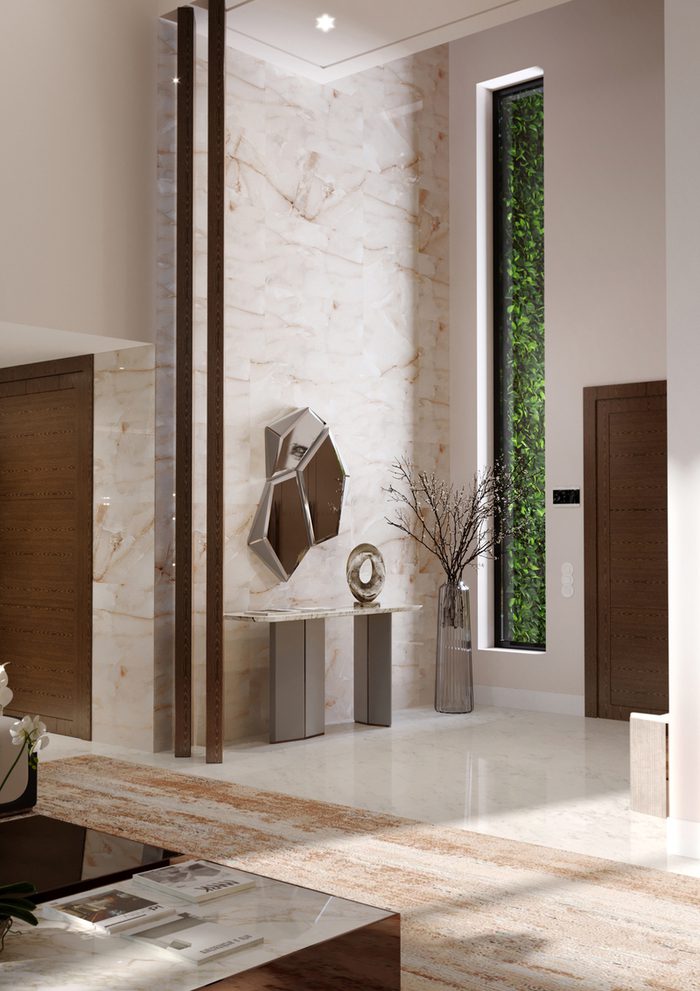 asymmetrical mirror