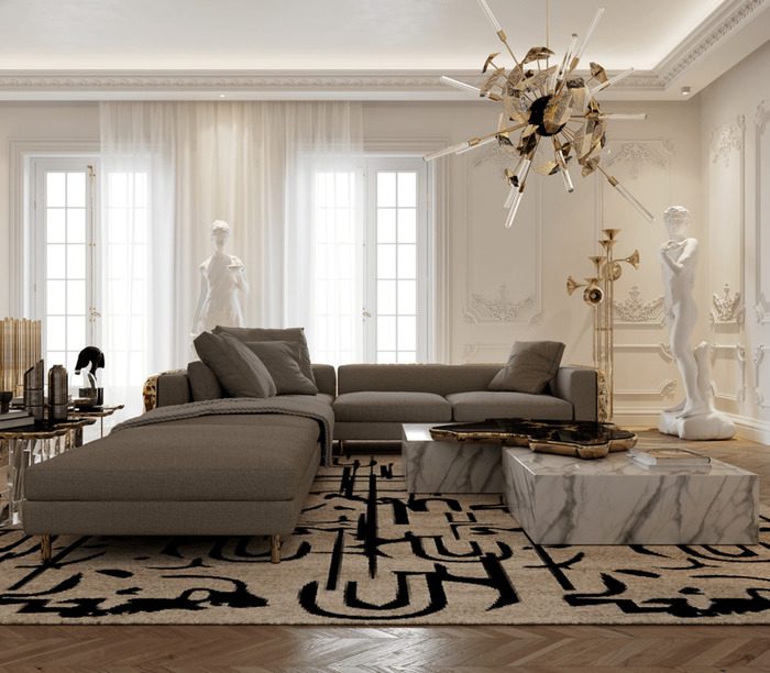 statement luxury sofa