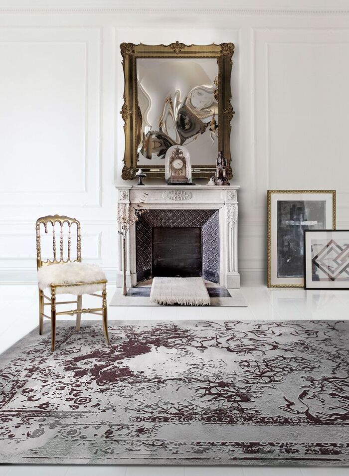 antique gold mirror