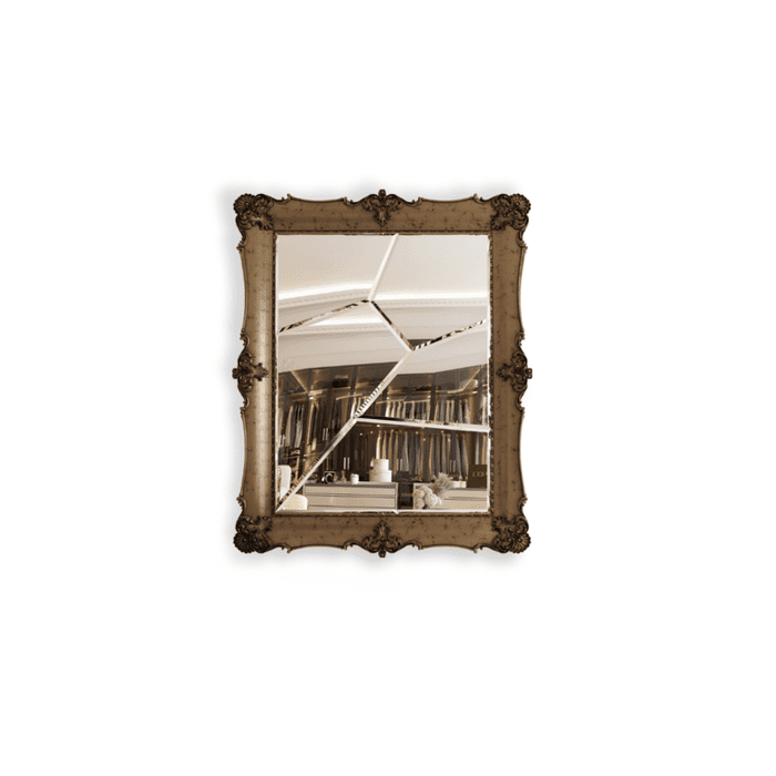 accent wall mirror