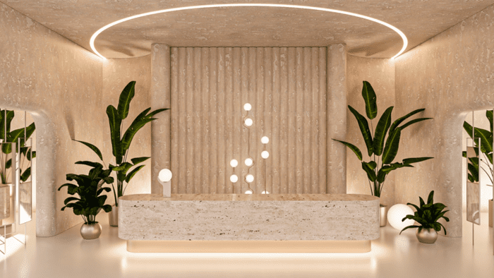 Hotel Lobby In Sicily With Maelina Ortié