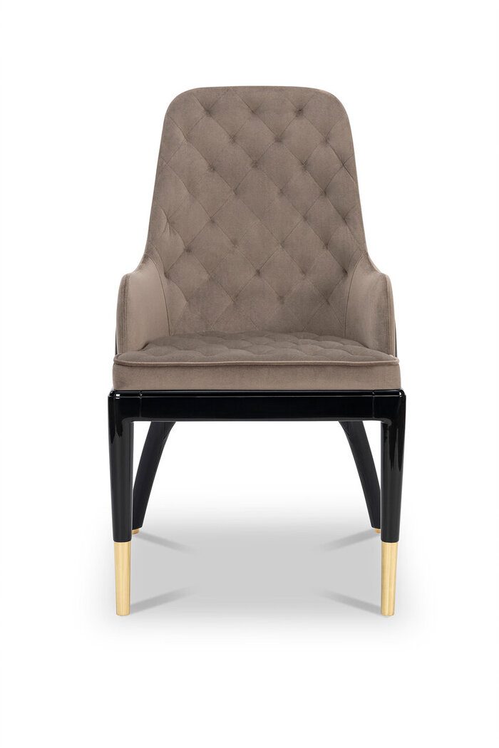 beige armchair