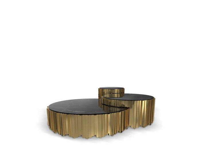 modular three-piece round table