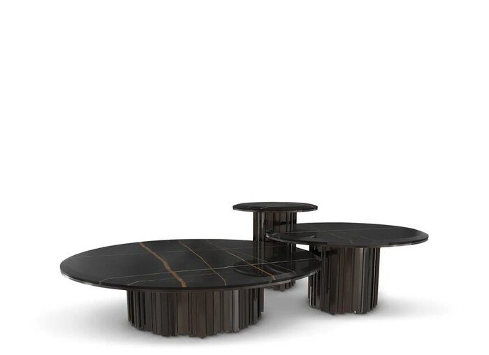 modular three-piece round table