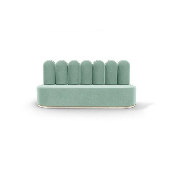 contemporary green sofa