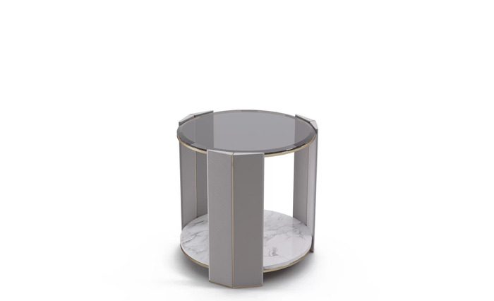 Sophisticated classic big round side table