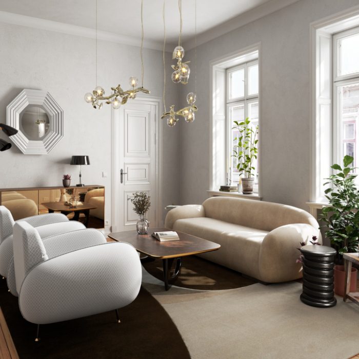 Contemporary Modern Living Room In Lisbon With Mikhail Zolotukhin