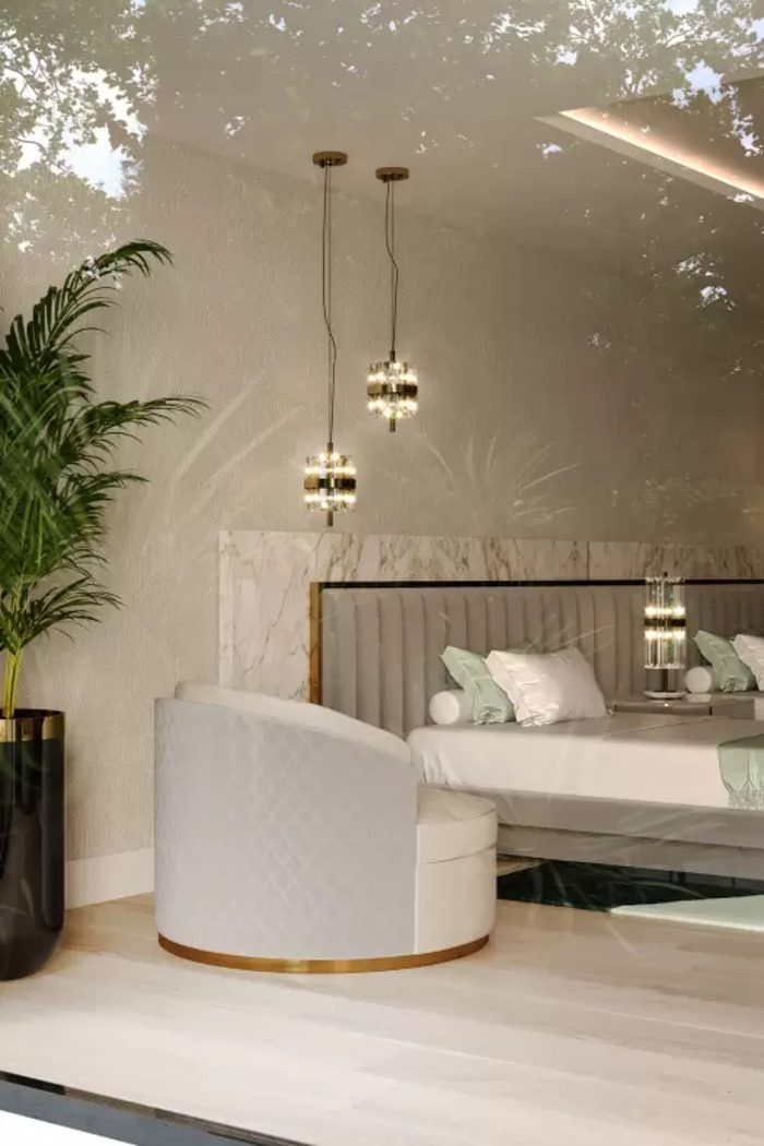 neutral contemporary bedroom