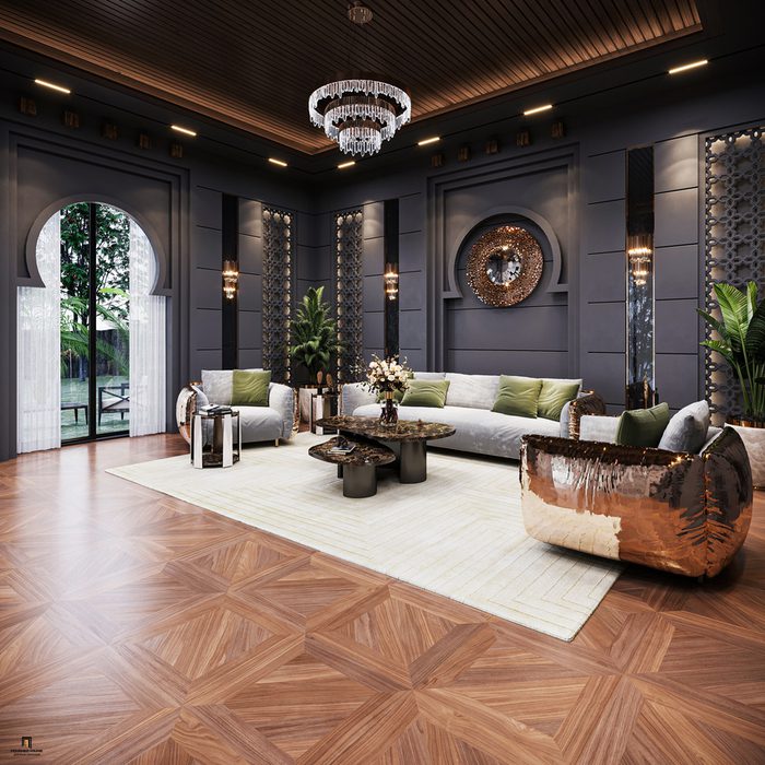 Luxury Modern Living Room In Partnership With Mohamed Younis