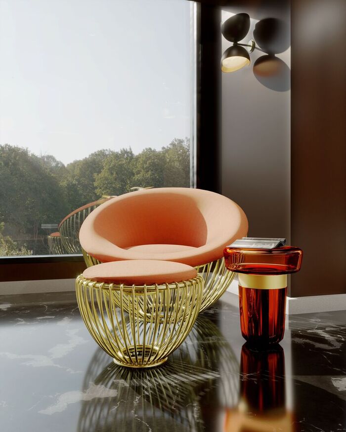 fashionable armchair