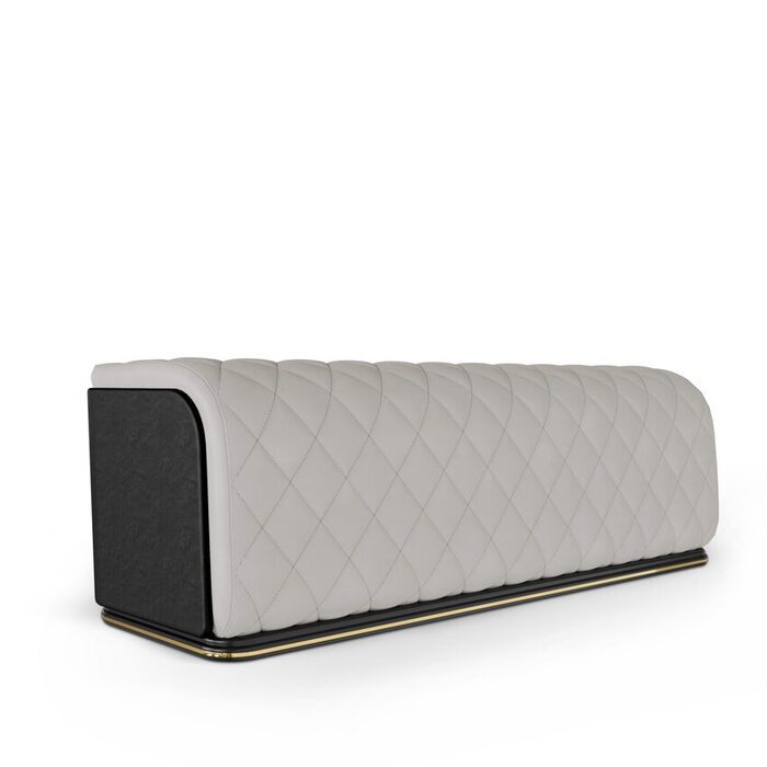 leather ottoman