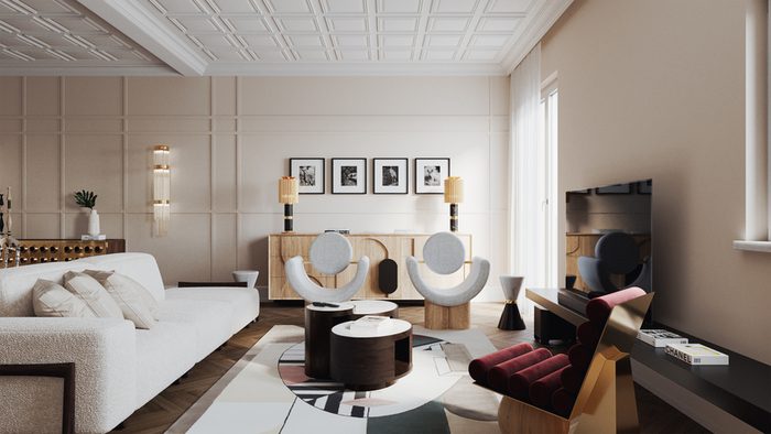 A Vibrant Luxury Modern Living Space With Alberto Fiermonte