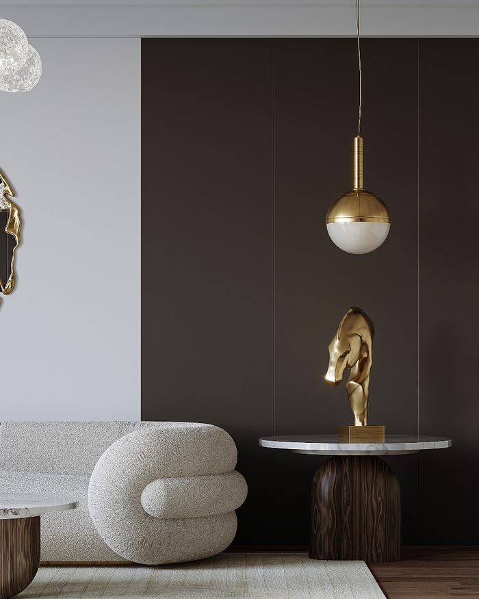 Mid-Century Modern Living Room In Partnership With Reza Gheidi