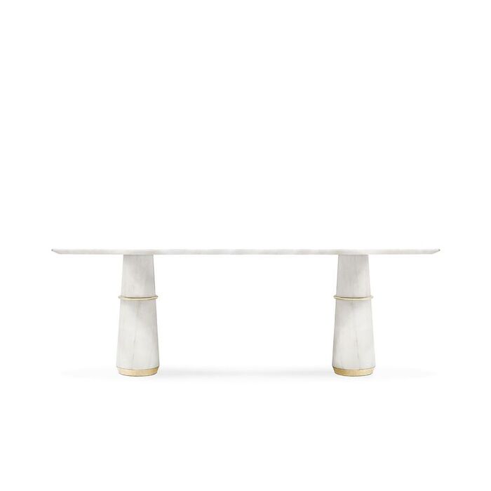Clean Modern Dining Area In Partnership With Yasmine Yehya