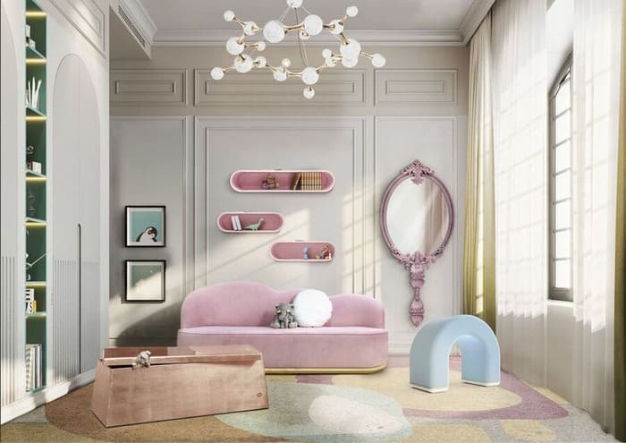 Chameleon Pink Mirror: Be Inspired By This Modern Kids' Wall Mirror