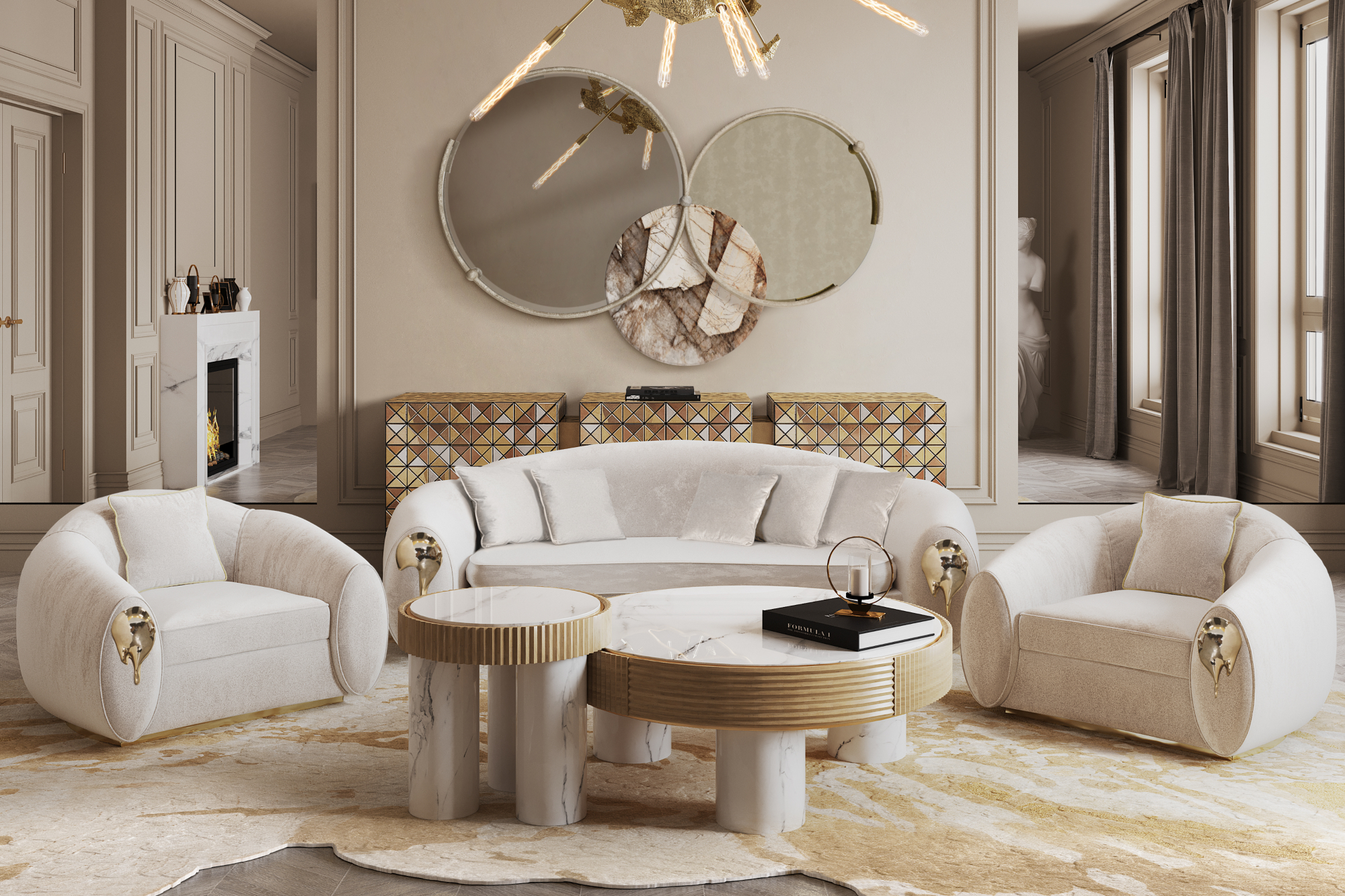 14 Contemporary Living Rooms That Epitomize Modern Elegance